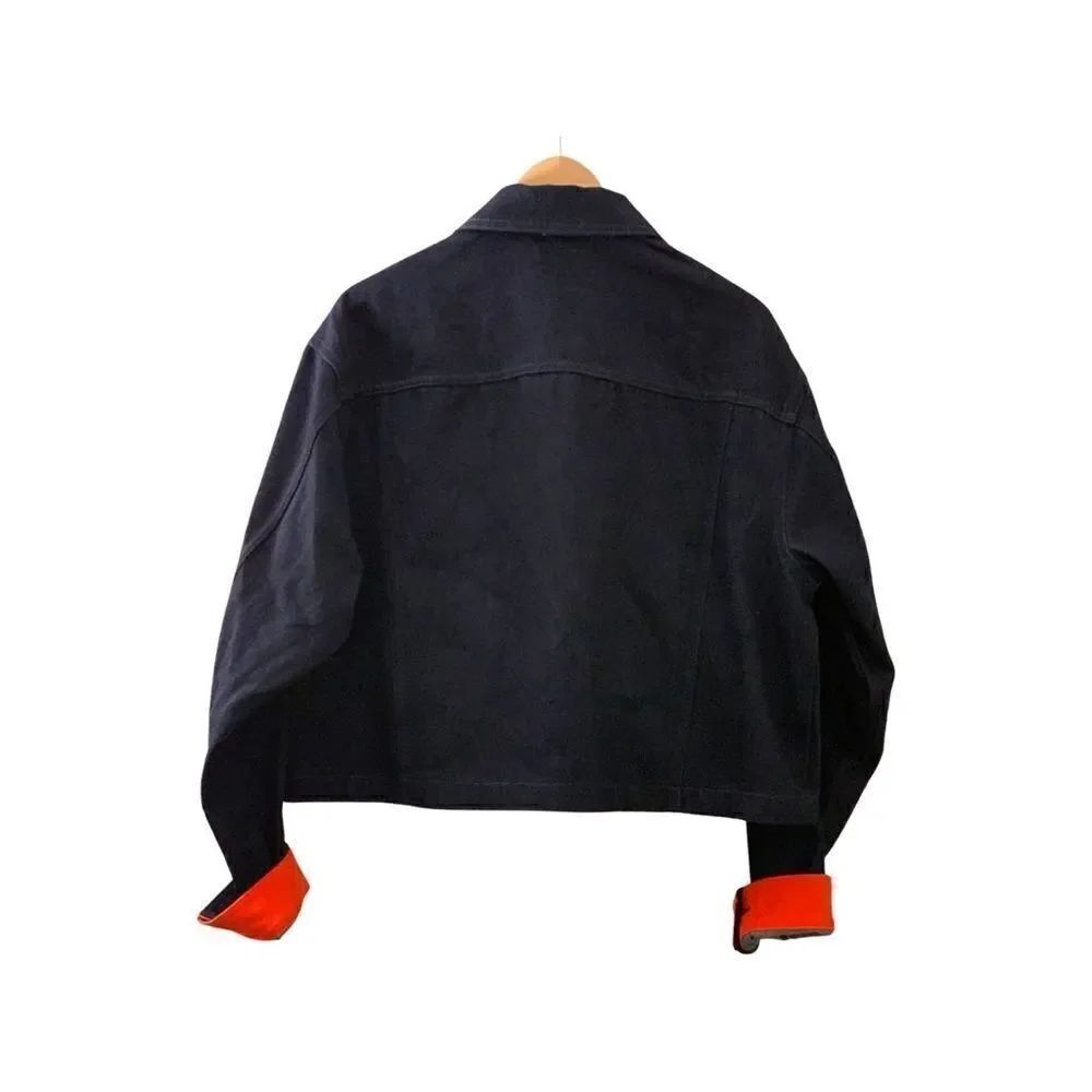 Current/ Elliott Collin Cropped Denim Jean Jacket - Picture 2 of 5
